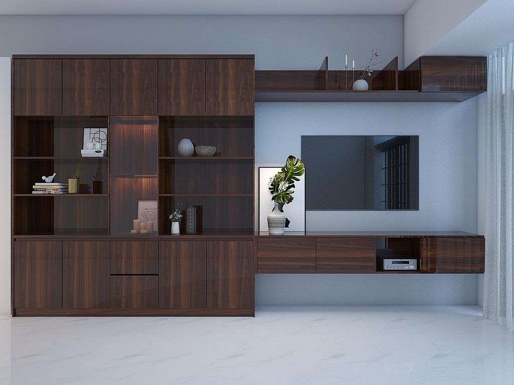 Kệ Ti Vi gỗ KTV003