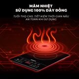  Bếp từ đơn chính hãng Nanoco NICY660 - Mặt kính crystal 