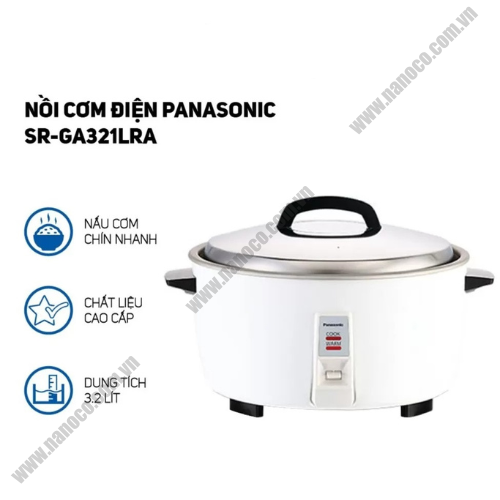  Nồi cơm điện nắp rời Panasonic SR-GA321LRA 