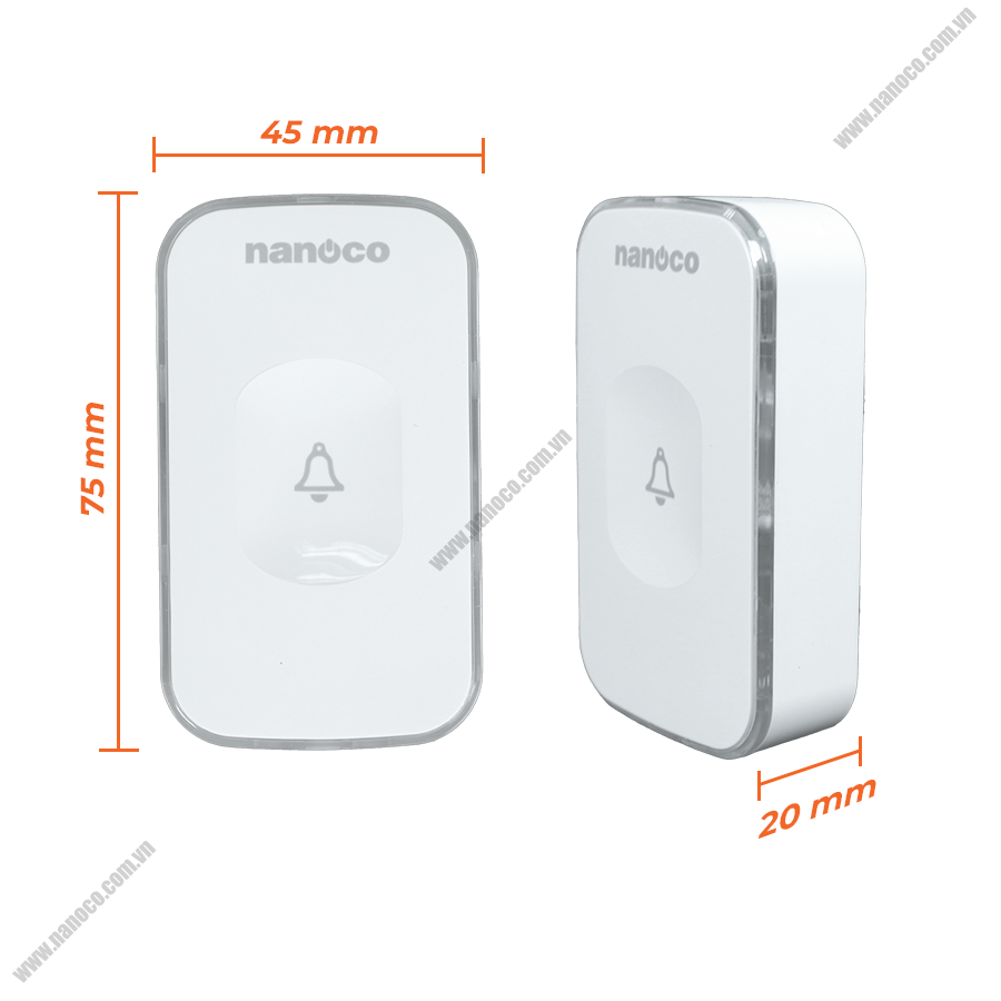  Nút chuông cảm ứng Nanoco NDT15 