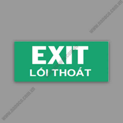  Hình chỉ hướng đèn báo Exit Nanoco NEXF-E 