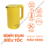  Bình đun siêu tốc Nanoco NKT1750Y 1.7L 