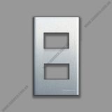  2 devices metal plate Wide Series Panasonic WEG6502-1 