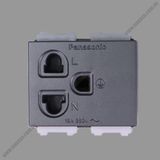  Grounding universal receptacle with safety shutter Halumie Panasonic 