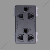  Grounding duplex universal receptacle with safety shutter Halumie Panasonic 