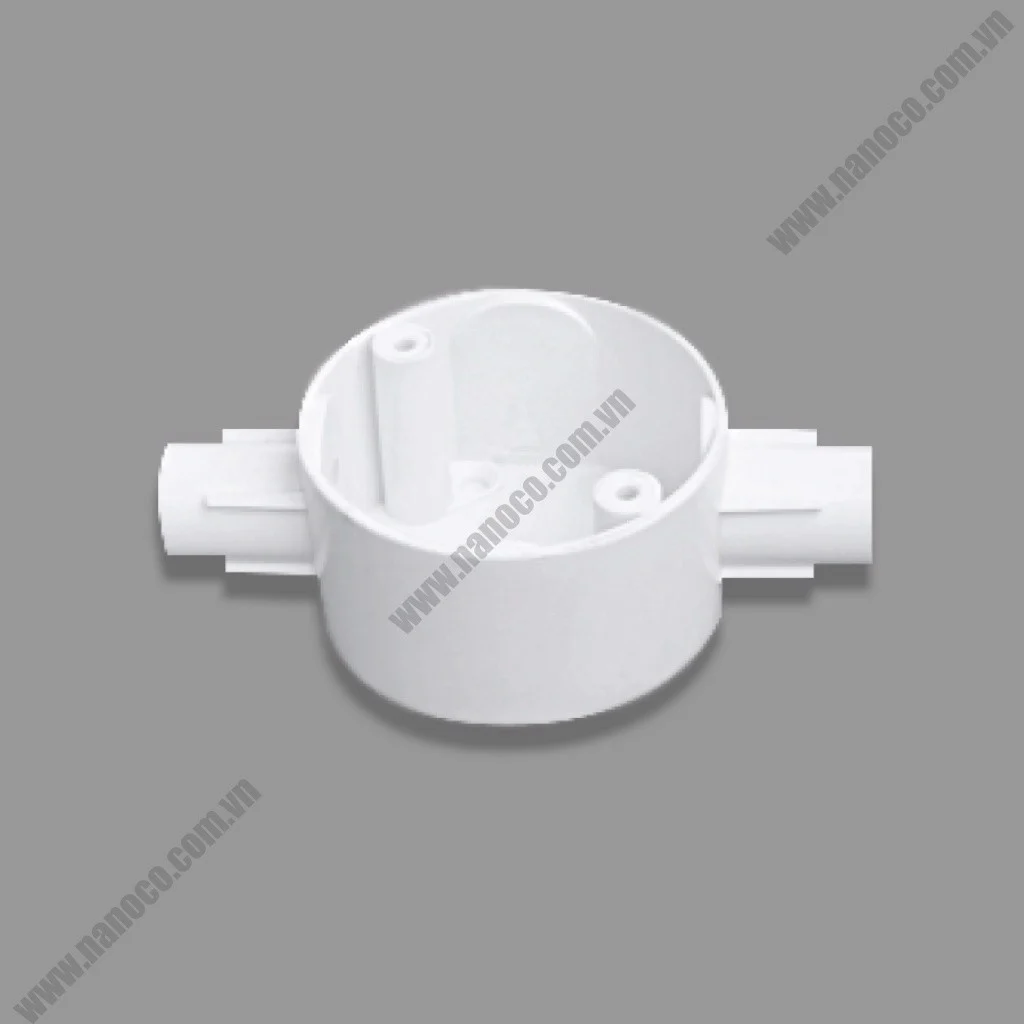  2 ways round junction box Nanoco 