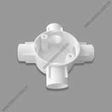  4 ways round junction box Nanoco 