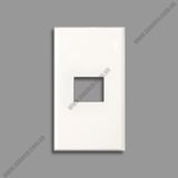  1 gang - 1 device plate Full Color Panasonic WZV7841W 