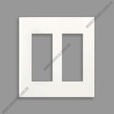  2 gang - 6 devices plate Full Color Panasonic WZV7846W 