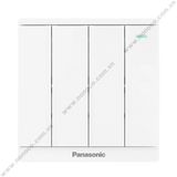  Bộ 4 công tắc B 1 chiều Moderva  Panasonic (có chỉ báo) 