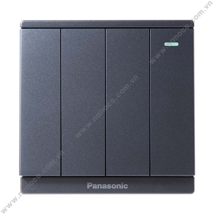  Bộ 4 công tắc C 2 chiều Moderva  Panasonic (có chỉ báo) 