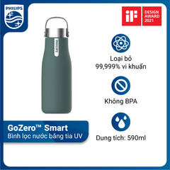  Bình giữ nhiệt thông minh UV Led Philips AWP2788GN/74 