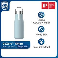  Bình giữ nhiệt thông minh UV Led Philips AWP2788BL/97 