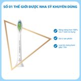 Combo 02 đầu bàn chải W2 Philips HX6062/67 màu trắng