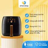 Nồi chiên không dầu 7.3 lít Philips HD9860/90