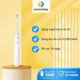 Bàn chải điện chính hãng Philips sonicare HX3641/41 màu trắng