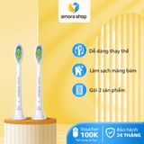 Combo 02 đầu bàn chải W2 Philips HX6062/67 màu trắng
