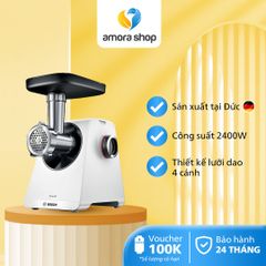  Máy xay thịt Bosch MFWS420W - Công suất mạnh mẽ, xay nhuyễn nhanh chóng 