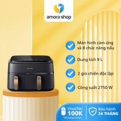  Nồi chiên không dầu Philips 2 giỏ 9 lít NA352/00 