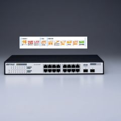  BSL-WS-G2016MR SWITCH INTELLIGENT 16P GIGABIT 