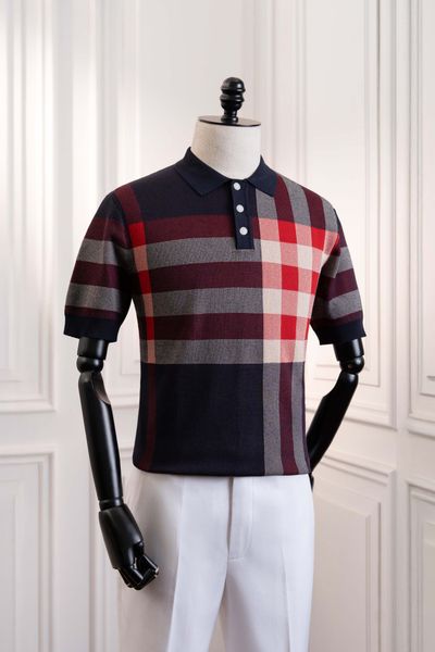 Áo mongtoghi ngắn tay họa tiết kẻ ô đỏ ADAM STORE - AP192