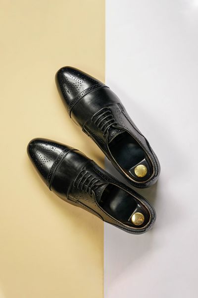 Giày Đen Buộc Dây The Tuxedo - Txg1866D