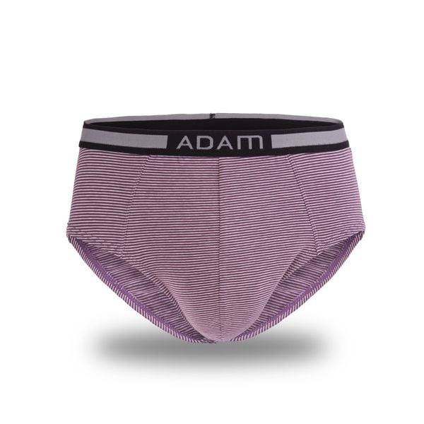 Quần Sịp Tam Giác Tím Kẻ Nhỏ Adam Store - S8004-1