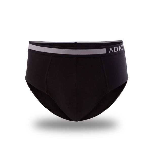 Quần Sịp Tam Giác Đen Trơn Logo Adam Store - S8001-1