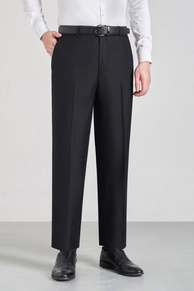 Quần Âu Màu Đen Trơn Adam Store - Q291