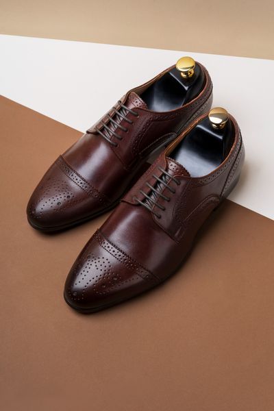 Giày Nâu Dây The Tuxedo - Txg1866N