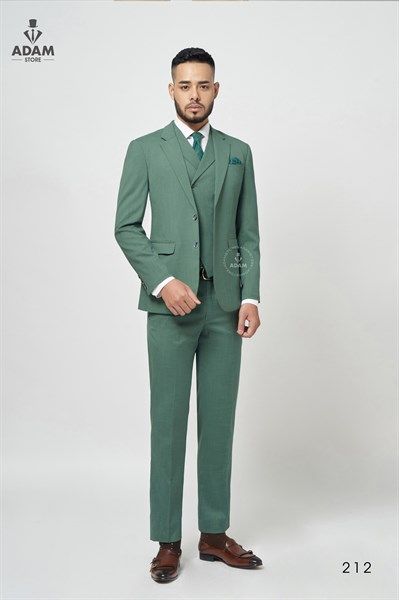 Biến hóa đa dạng với áo vest xanh lá cây  The green suit