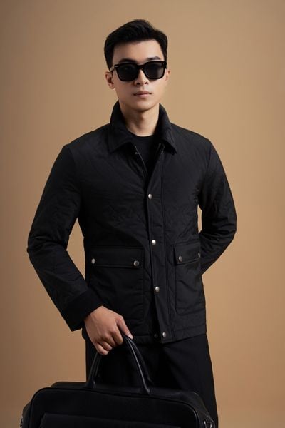 Áo Khoác  Đen Ô Trám Dáng Loose Fit ADAM STORE - Ak024D