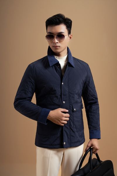 Áo Khoác Ô Trám Xanh Tt Dáng Loose Fit ADAM STORE - Ak024X