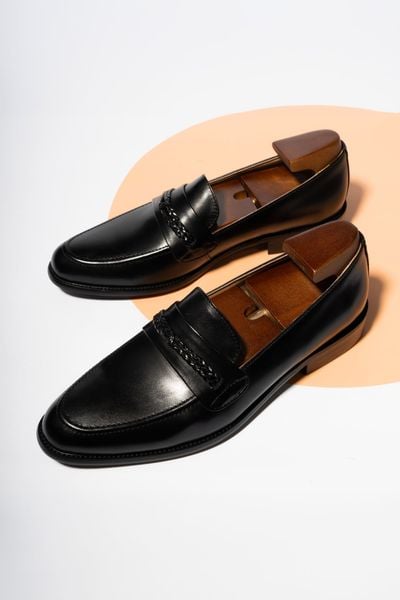 Giày đen thừng ADAM STORE - GAD008D