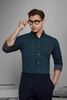 Áo Sơ Mi Dài Tay Màu Xanh Rêu Kẻ Caro Adam Store - SDTTK0043