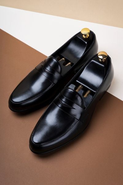 Giày Đen Lì ADAM STORE - M1L21Ad