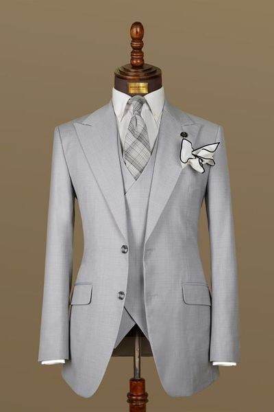 Mua ÁO VEST NAM ADAM STORE GHI KẺ XANH ĐEN AVLH53  Tiki