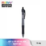  Hộp 12 cây Bút gel bấm MARVY RG5 ngòi 0.5mm 