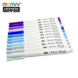  Bút lông đầu cọ mềm MARVY 1100 ( Tone Xanh Tím ) 