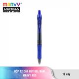  Hộp 12 cây Bút gel bấm MARVY RG5 ngòi 0.5mm 