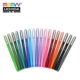  Bút lông kim luyện viết chữ đẹp Marvy Uchida Le Pen 4300 ngòi 0.3mm (màu cơ bản) 