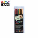  Bộ 6 cây Bút Lông Hai Đầu MARVY 1122 