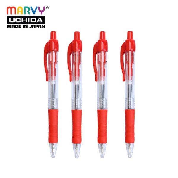  Combo 4 Bút bi bấm mực Đức MARVY RB7 ngòi 0.7 mm 