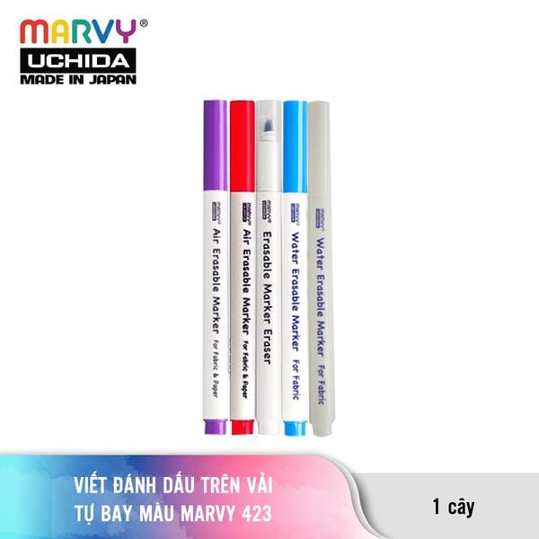  Bút Đánh Dấu Trên Vải Tự Bay Màu Marvy Uchida 423 