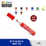  Bút Vẽ Vải Không Bay Màu Đầu Cọ Lớn MARVY 722S 