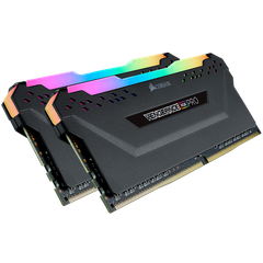 Corsair Vengeance RGB Pro 16GB (2X8GB) DDR4 3000Mhz C16 Black RGB Led