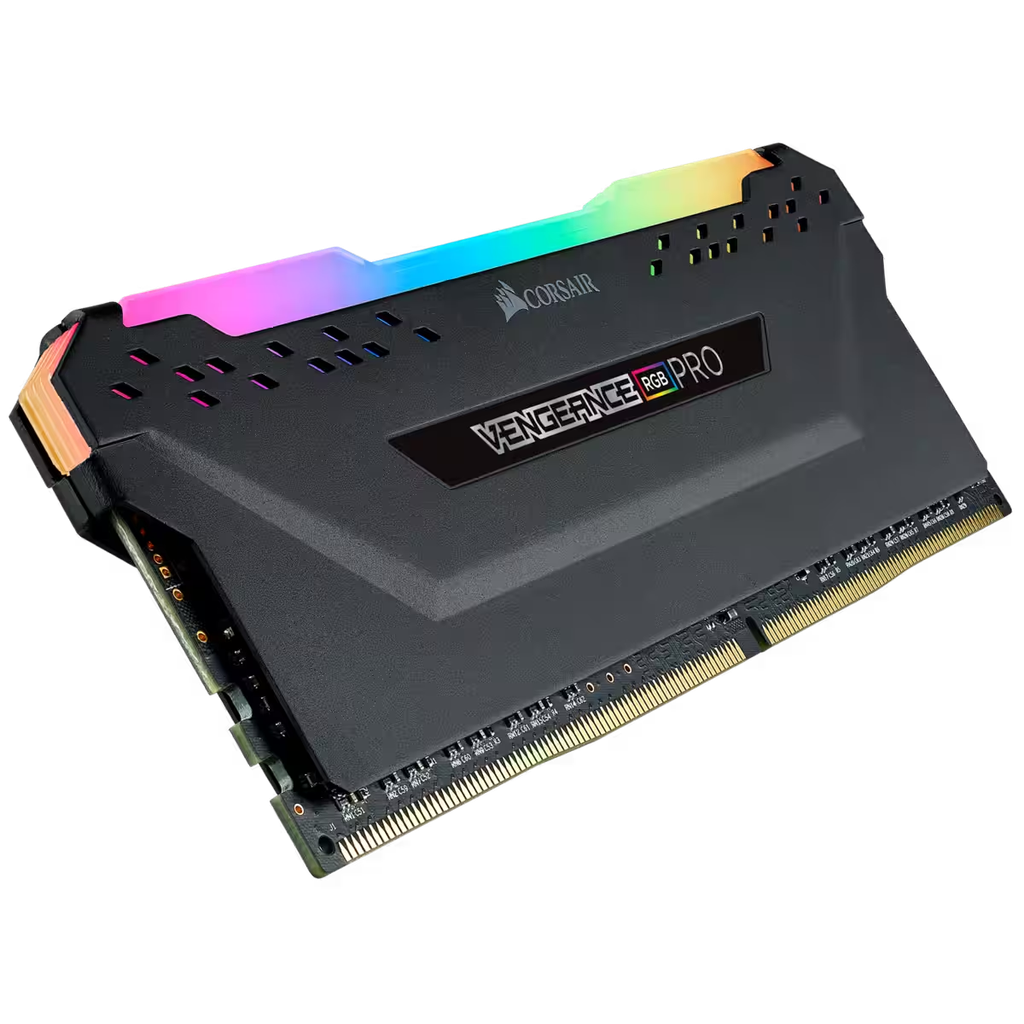 CORSAIR VENGEANCE® RGB PRO 8GB (1 x 8GB) DDR4 DRAM 3200MHz  — Black