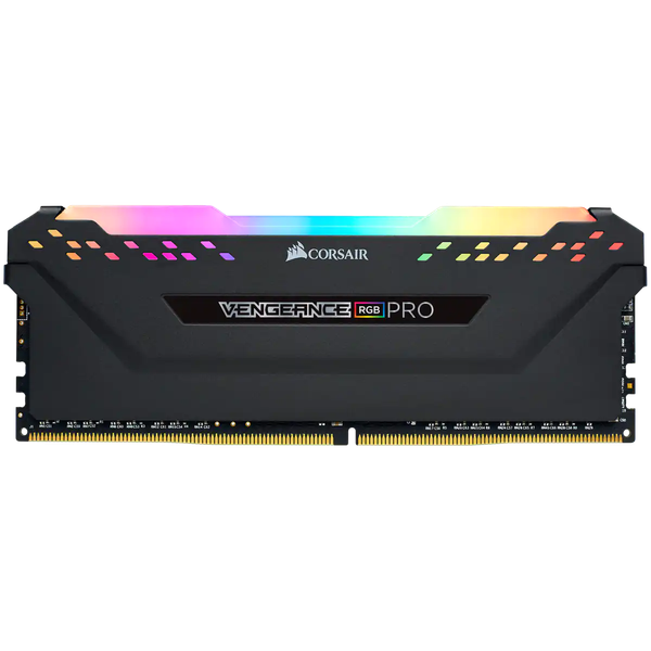 CORSAIR VENGEANCE® RGB PRO 8GB (1 x 8GB) DDR4 DRAM 3200MHz  — Black