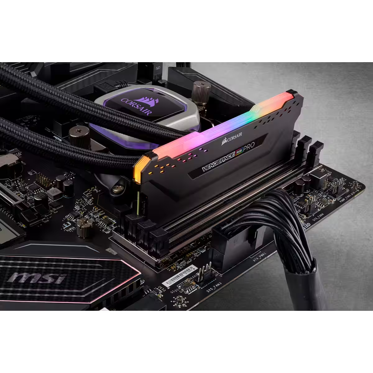 CORSAIR VENGEANCE® RGB PRO 8GB (1 x 8GB) DDR4 DRAM 3200MHz C16 Memory