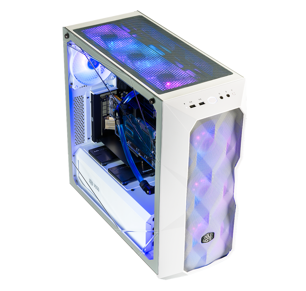 Case Coolermaster MASTERBOX TD500 Mesh  ARGB ( Black/White)